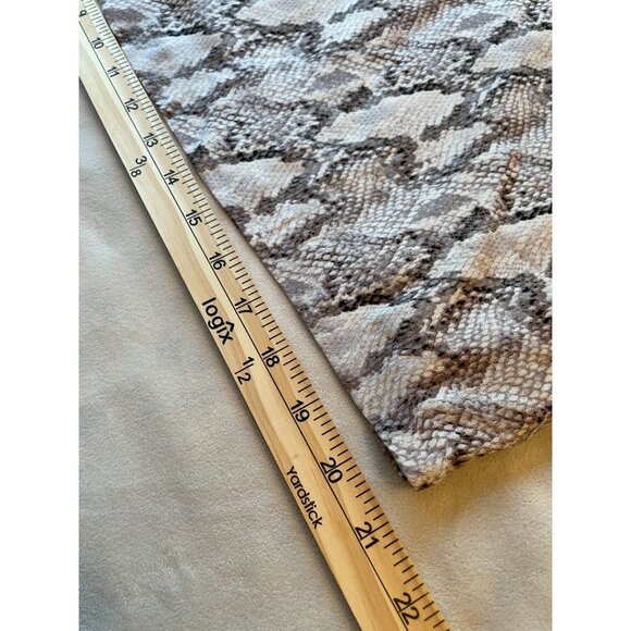 Olivaceous Fall Trend Snake Print Lined Mini Dress M Short Sleeve - Picture 5 of 8